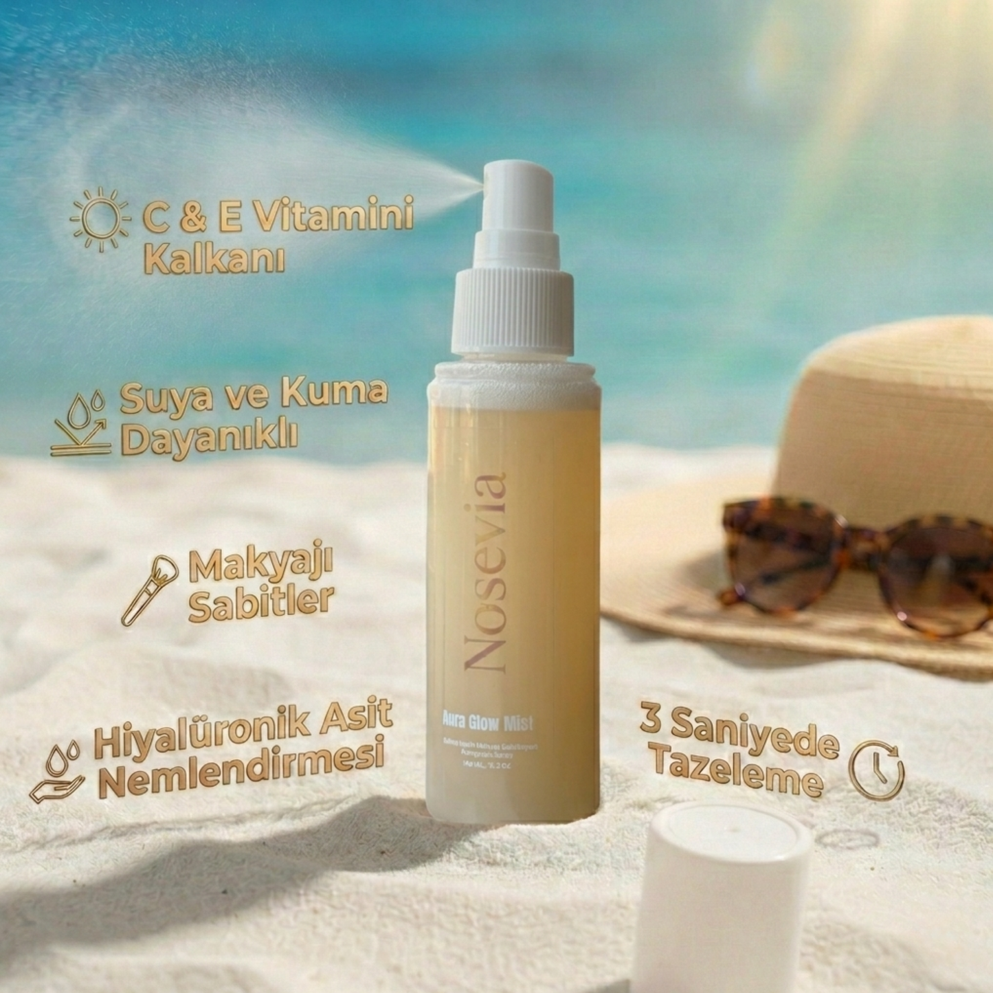 Nosevia Besleyici Makyaj Sabitleyici