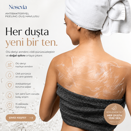 Antibakteriyel Peeling Duş Havlusu