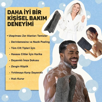 Antibakteriyel Peeling Duş Havlusu
