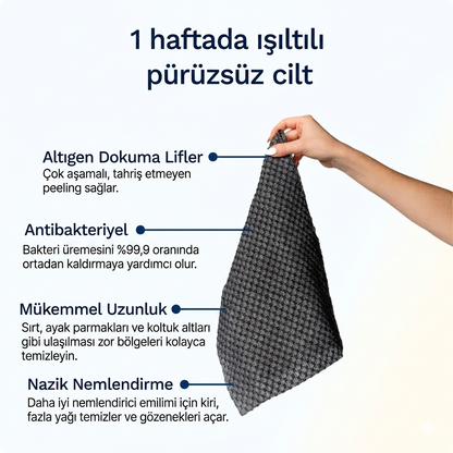 Antibakteriyel Peeling Duş Havlusu